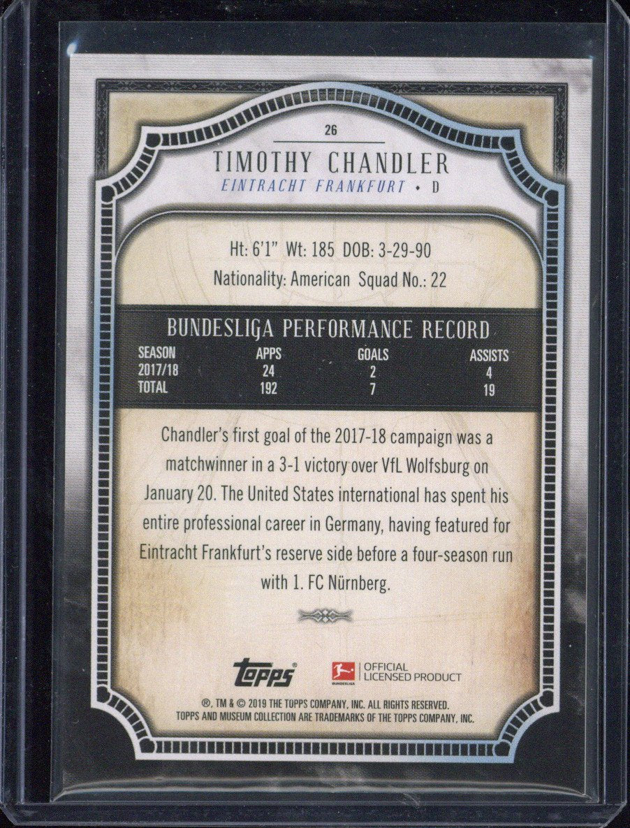 2019 Topps Museum Timothy Chandler /50 #26