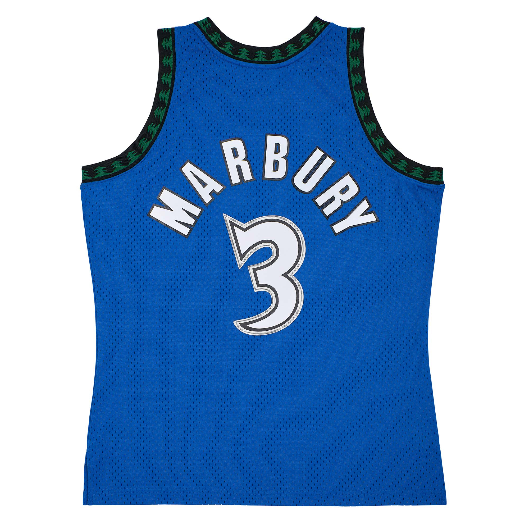 Stephon Marbury #3 Minnesota Timberwolves 1996-97 Mitchell & Ness Swingman NBA Jersey Blue