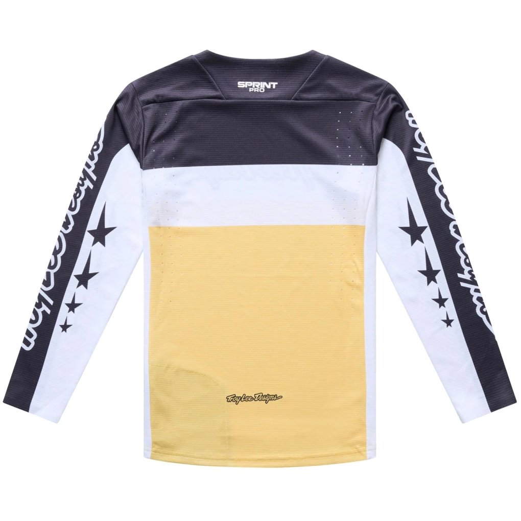 Troy Lee Designs Sprint Pro Long Sleeve Jersey Kids - YO Moto Butter