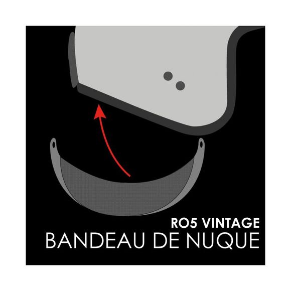 ROOF RO5 VINTAGE neck guard - BlackRef: RO0192