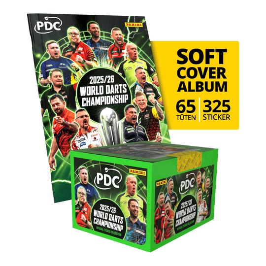 Panini PDC World Darts Championship 2025/26 - Softcover Bundle with a sticker box
