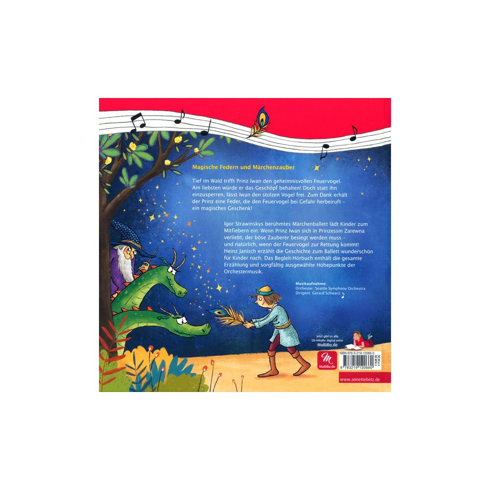 Annette Betz Verlag Der Feuervogel Musikbilderbuch – Thomann Ireland