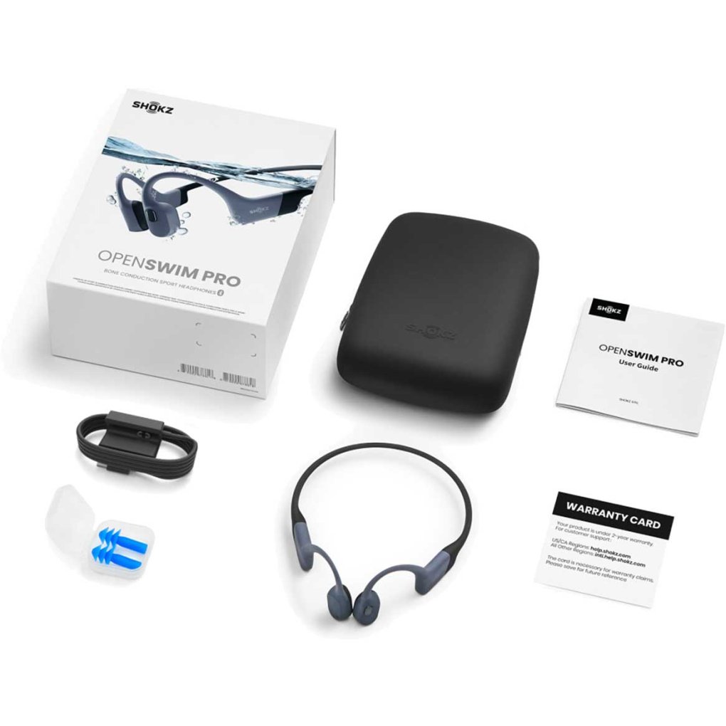 Shokz OpenSwim Pro Waterproof Headphones - Grey