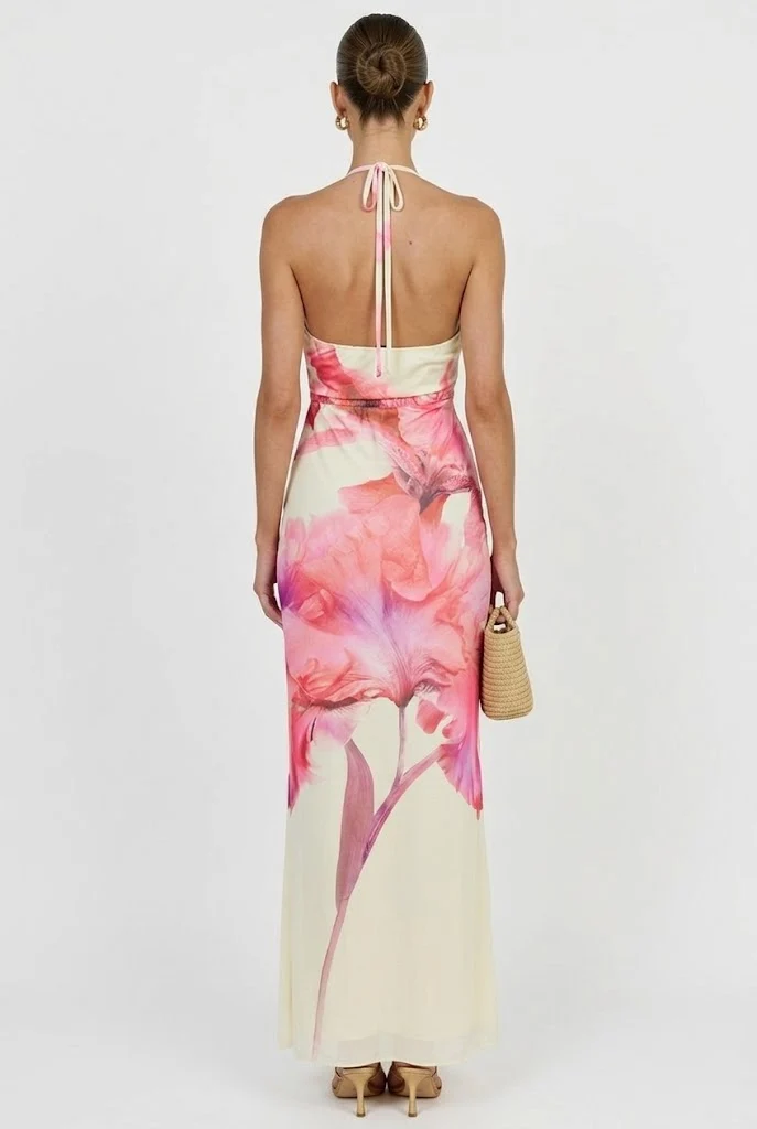 Nerissa Halter Maxi Dress