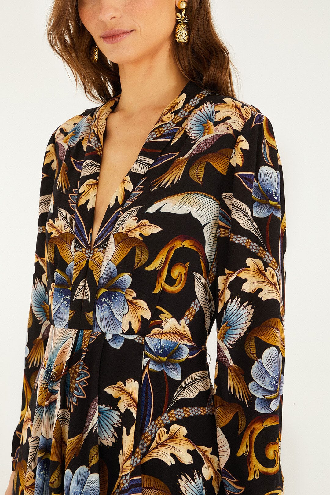 Black Snake Garden  Maxi Dress