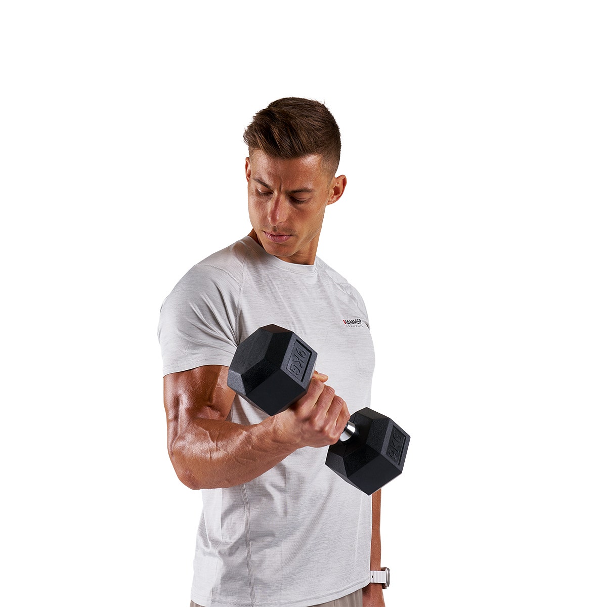 Hexagon compact dumbbells 1 - 30 kg
