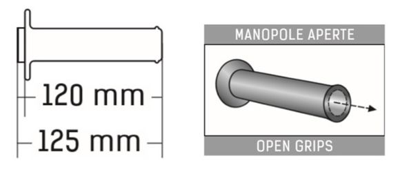 Handlebars Domino A250 Road Dual Compound without universal gauntingRef: Do00243A / 1151510001