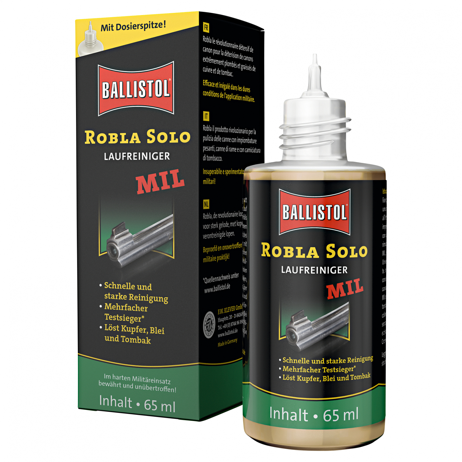 Ballistol Barrel Cleaner Robla Solo MIL