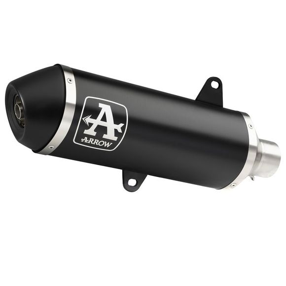 Arrow Urban Alu Dark Silencer with Matte Black End Cap - BlackRef: AW0583 / 73512ANN