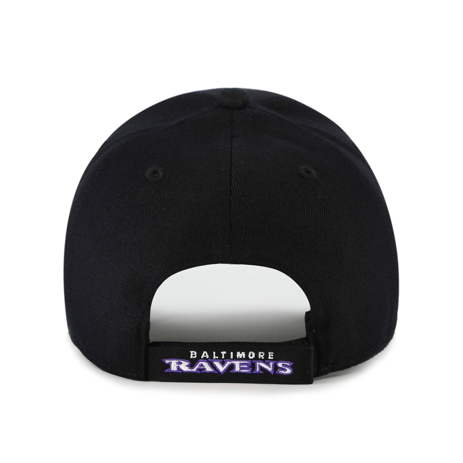 Baltimore Ravens Black & White '47 MVP Adjustable NFL Cap Black