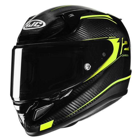 HJC RPHA 12 CARBON Full-Face Helmet - KERES - Yellow / BlackRef: HJ1305