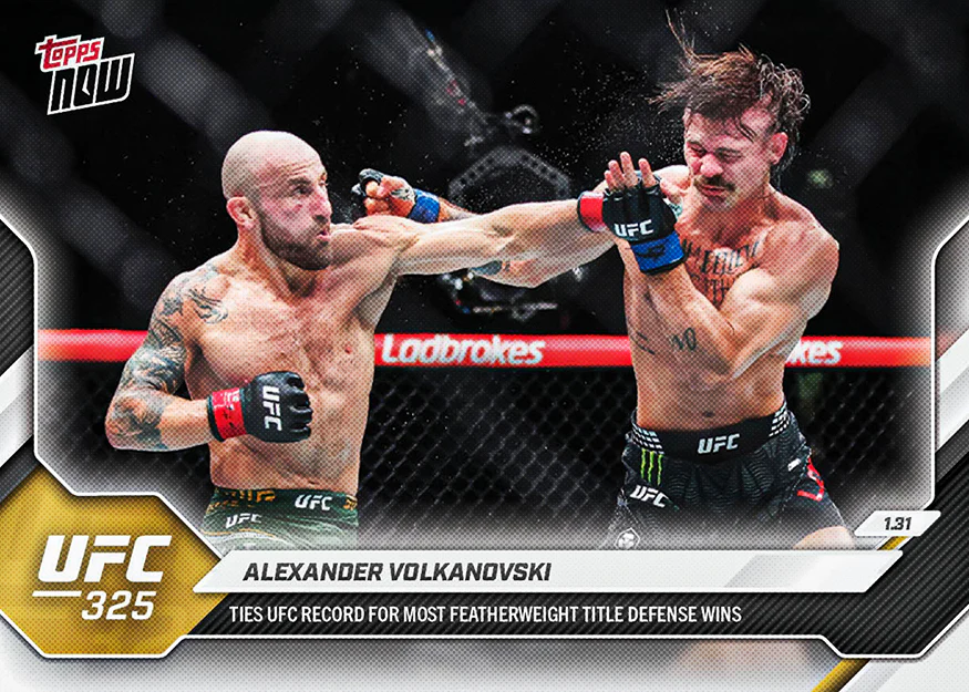 Alexander Volkanovski - 2026 UFC Topps NOW® - Card 4 - PR: 1946