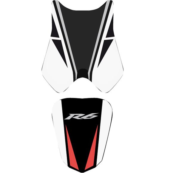 Housse de selle Bagster BlancYAMAHA 600 YZF-R6 (RJ15) - 2010 - 2012Ref : 2203H