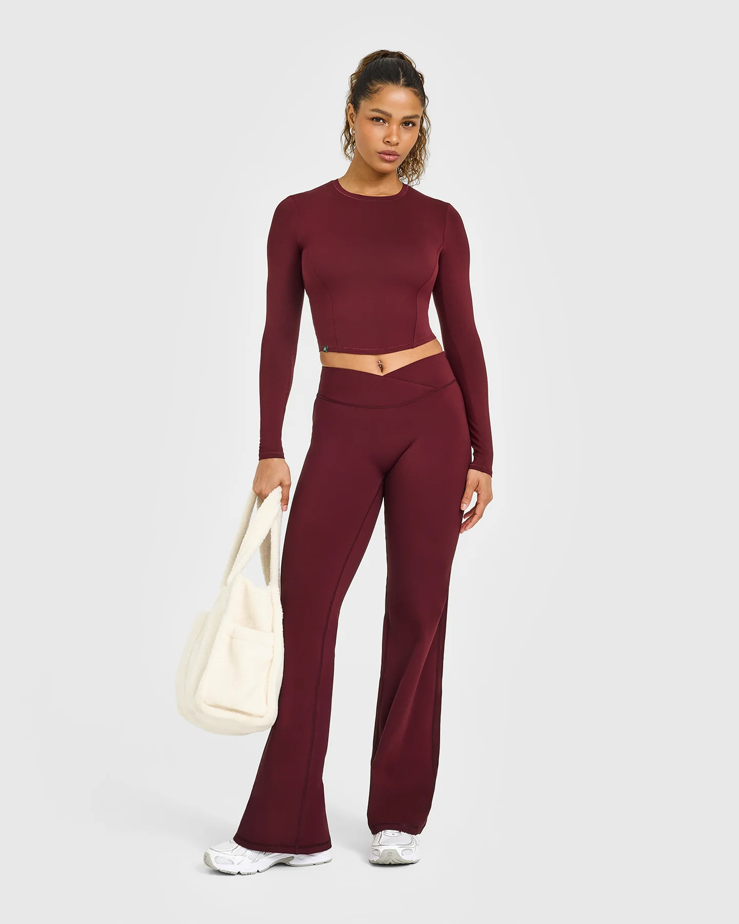 Mellow™ Soft Mid Long Sleeve Top | Rosewood