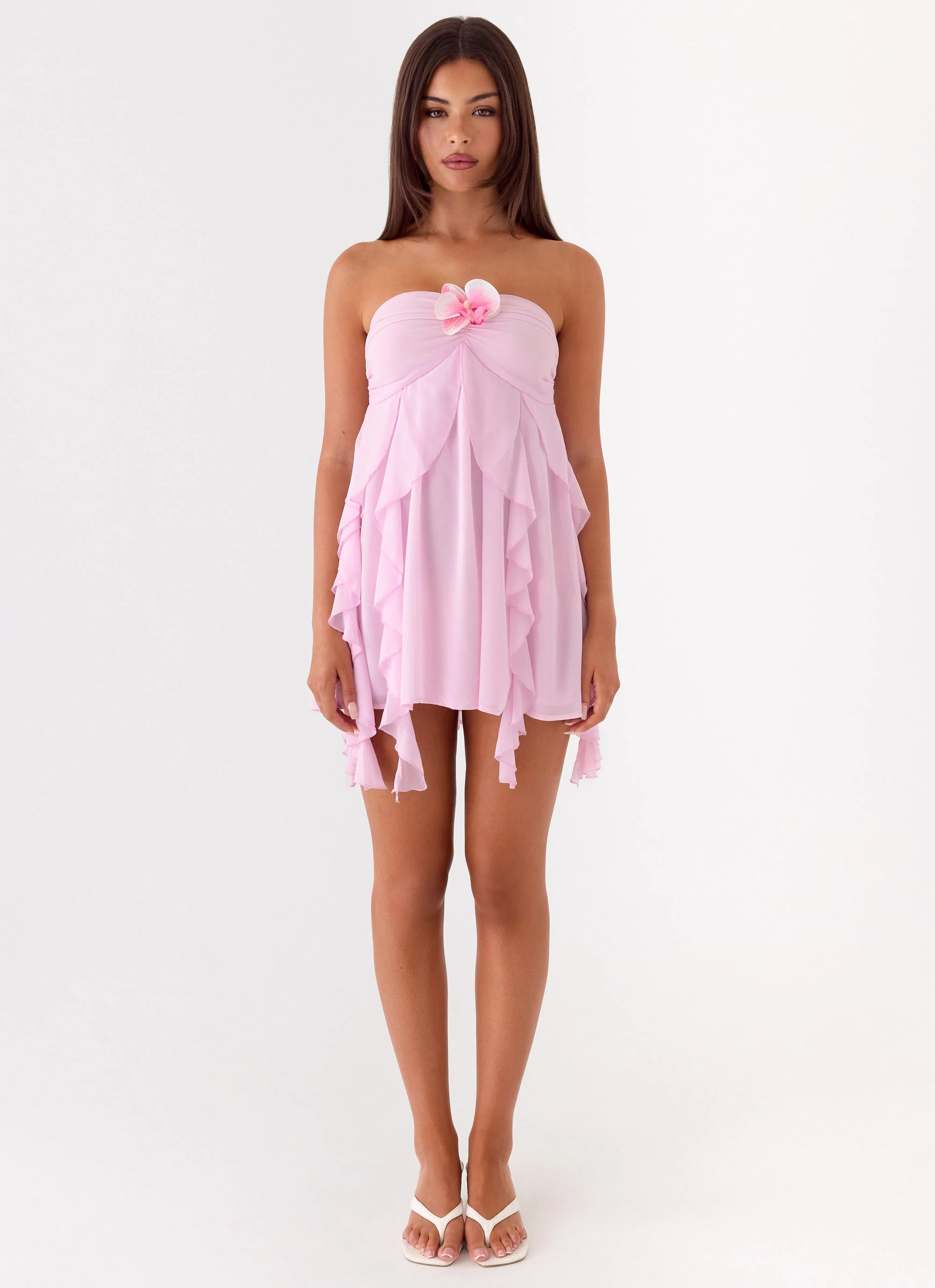 Amadine Mini Dress - Pink