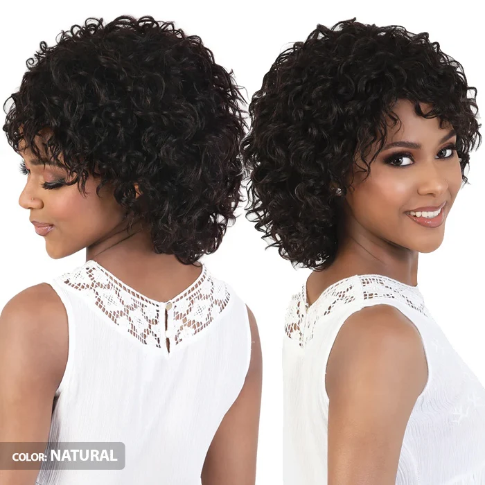 Motown Tress Persian Remy 100% Virgin Remy Human Hair Crown Lace Top Full Wig - HPRC.BESS
