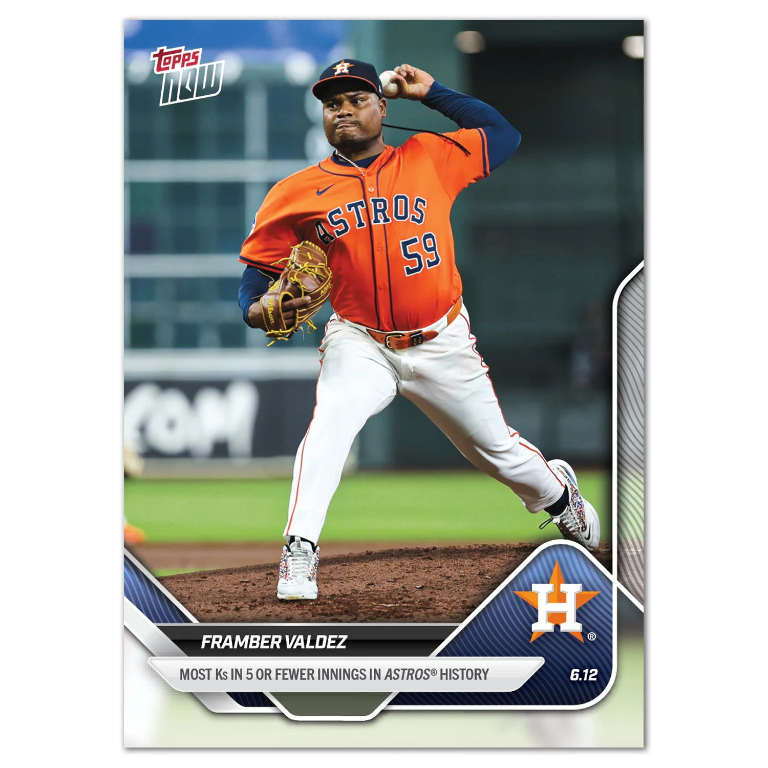 Framber Valdez - 2025 MLB Topps NOW® - Card 292