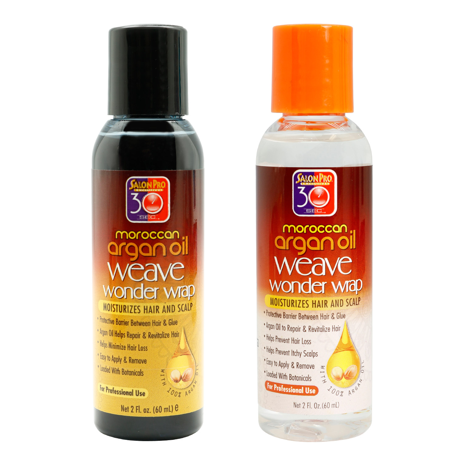 Salon Pro 30 Sec Moroccan Argan Oil Weave Wonder Wrap 2oz/ 60ml