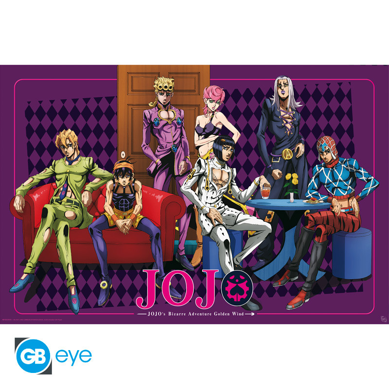 JOJO'S BIZARRE ADVENTURE Golden Wind Team Poster (91.5x61cm)