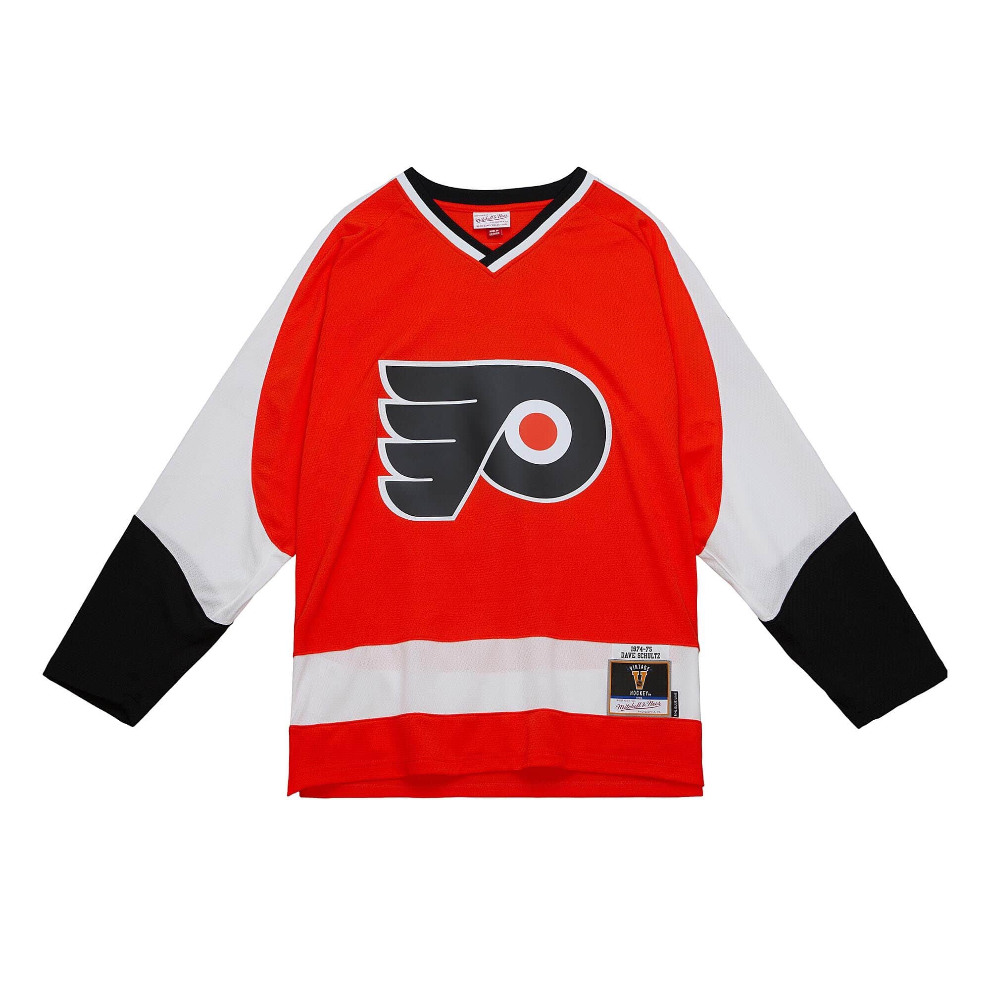 Dave Schultz #8 Philadelphia Flyers 1974-75 Mitchell & Ness NHL Jersey