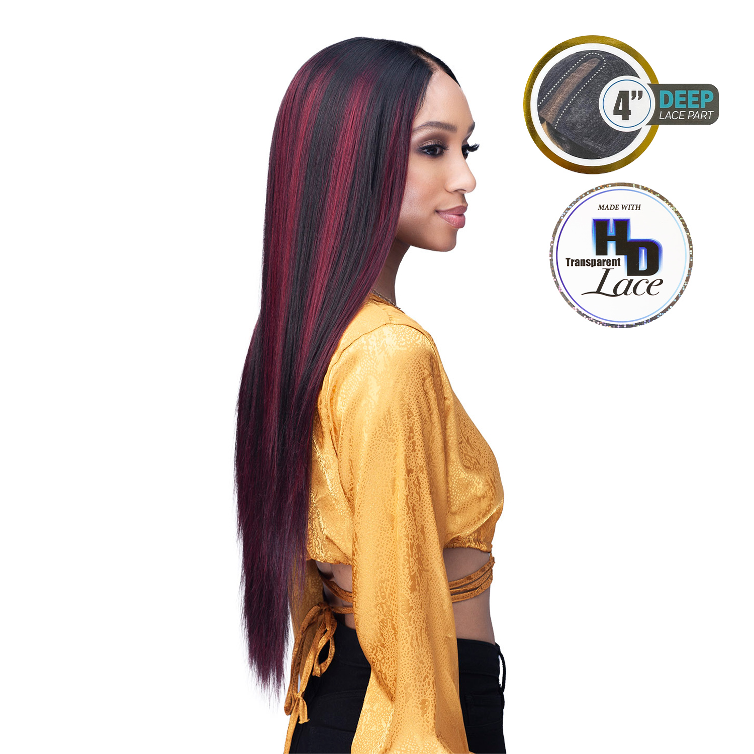 Bobbi Boss Human Hair Blend Wig 4