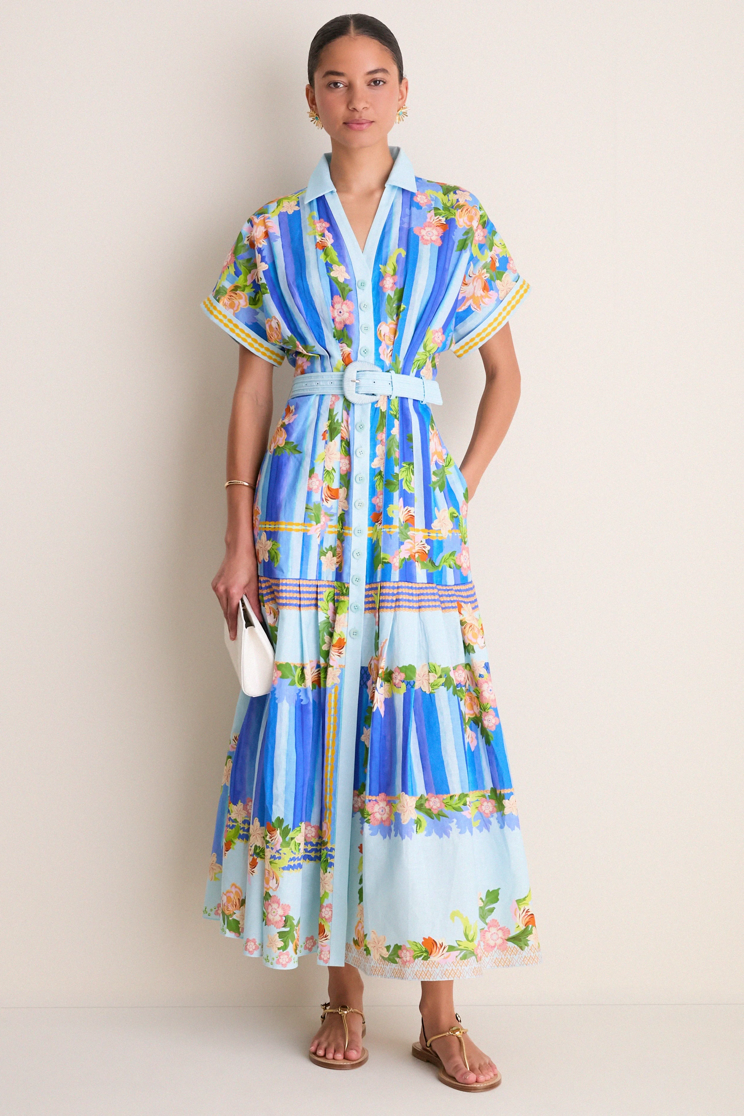Floral River Riya-B Midi Dress