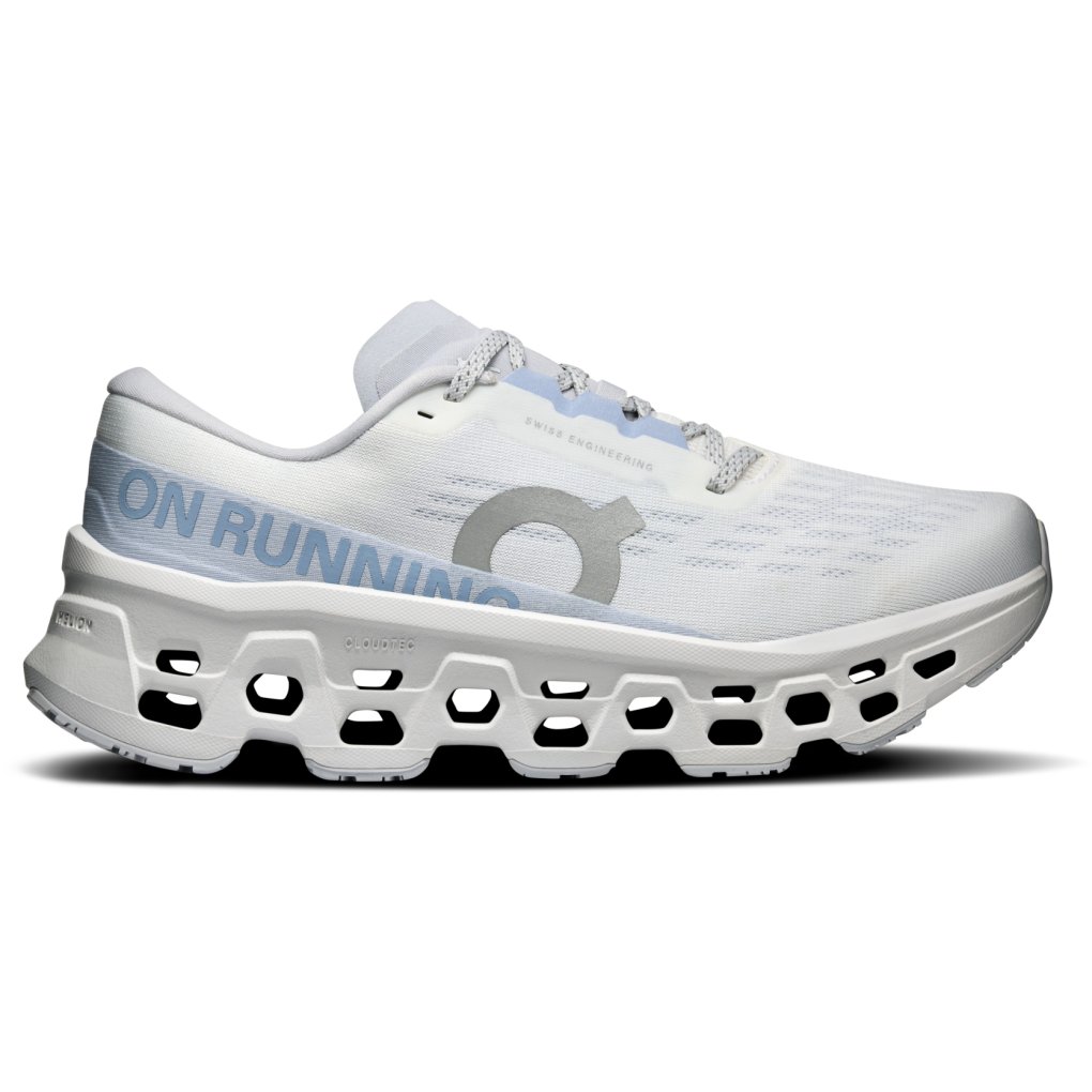 On Cloudmonster 3 Running Shoes Women - White | Frost