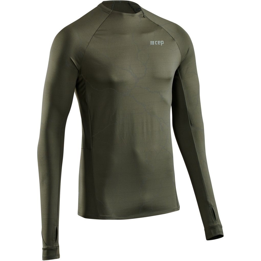 CEP Reflective Longsleeve Shirt Men - dark green