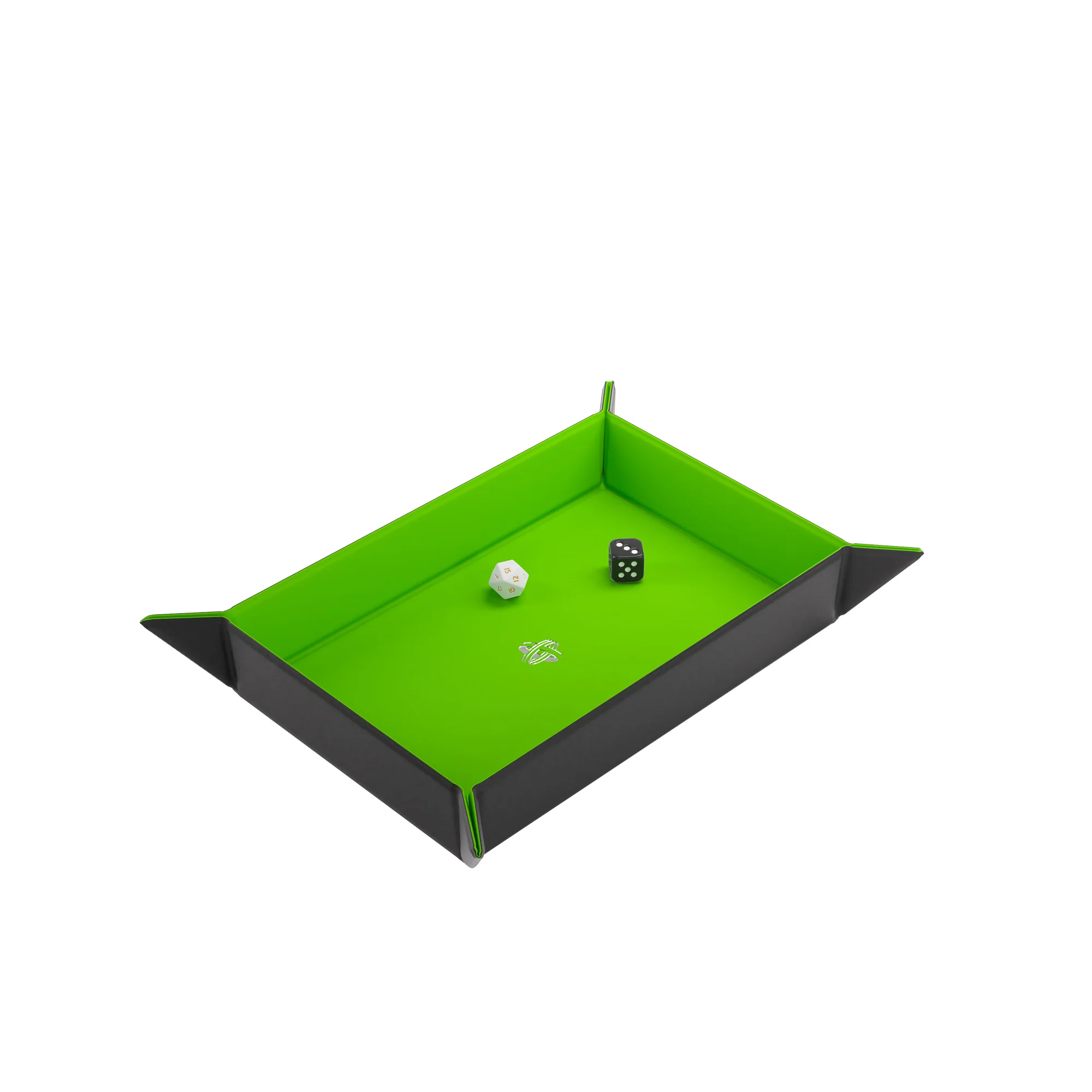 Magnetic Dice Tray Rectangular Black/Green