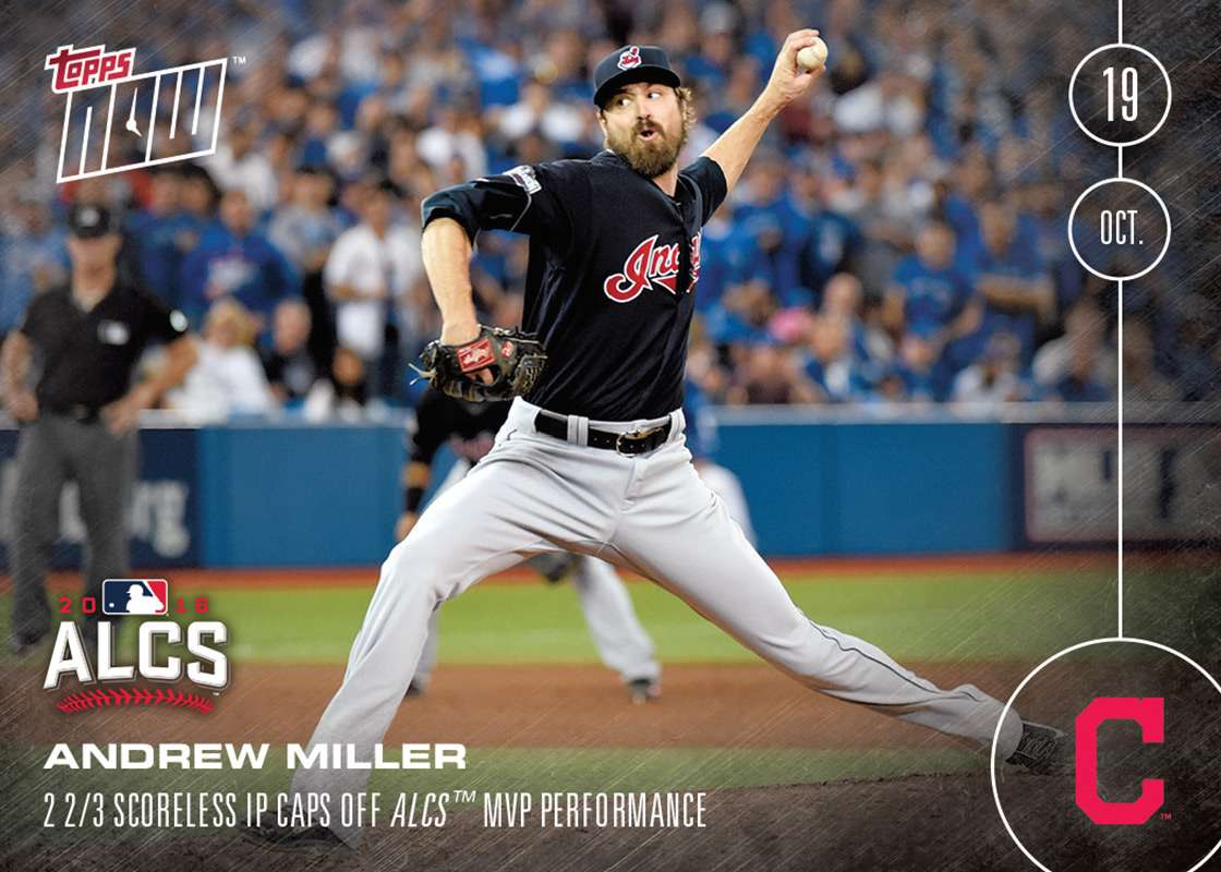 Andrew Miller - 10/19/16 TOPPS NOW® Card 605A - Print Run: 428