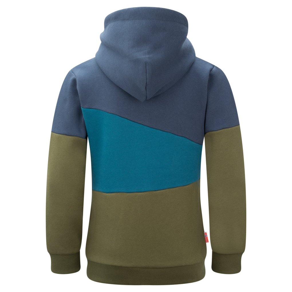Trollkids Alesund Sweater Kids - Mystic Blue/Dark Marine/Pine Green