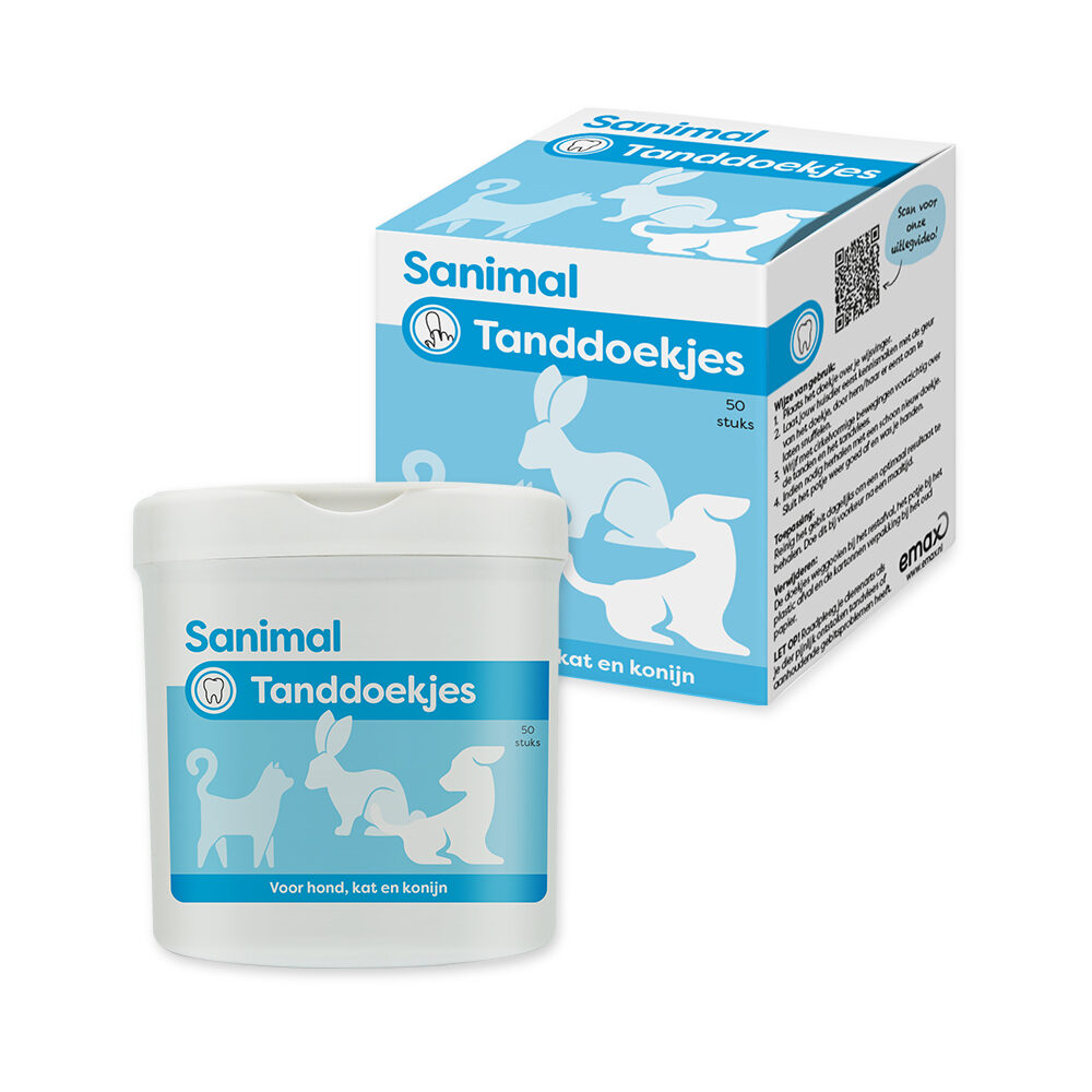 Sanimal Tooth Wipes - 50 pieces