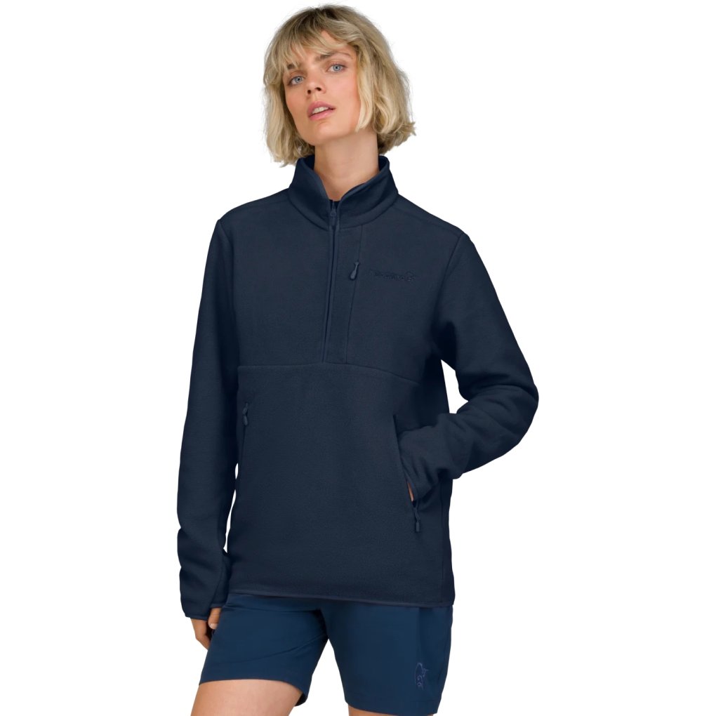Norrona femund warm2 Half-Zip Pullover Unisex - Indigo Night
