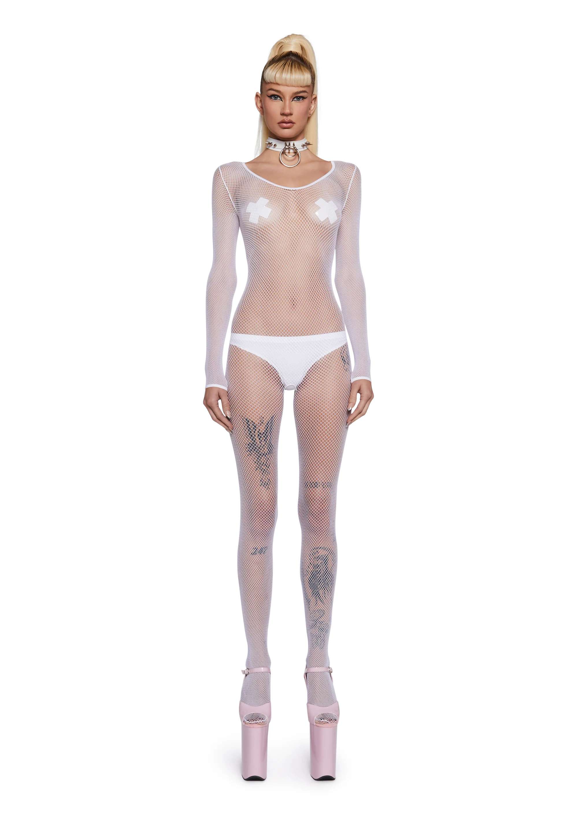 Private Performance Fishnet Body Stocking