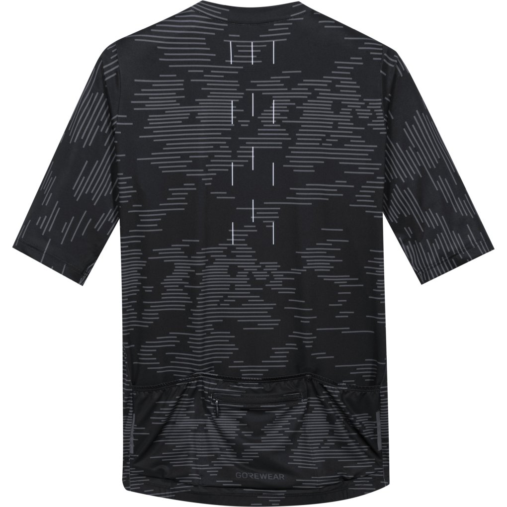 GOREWEAR Swiftride Electro Short Sleeve Jersey Men - black / lab graphite 99BZ