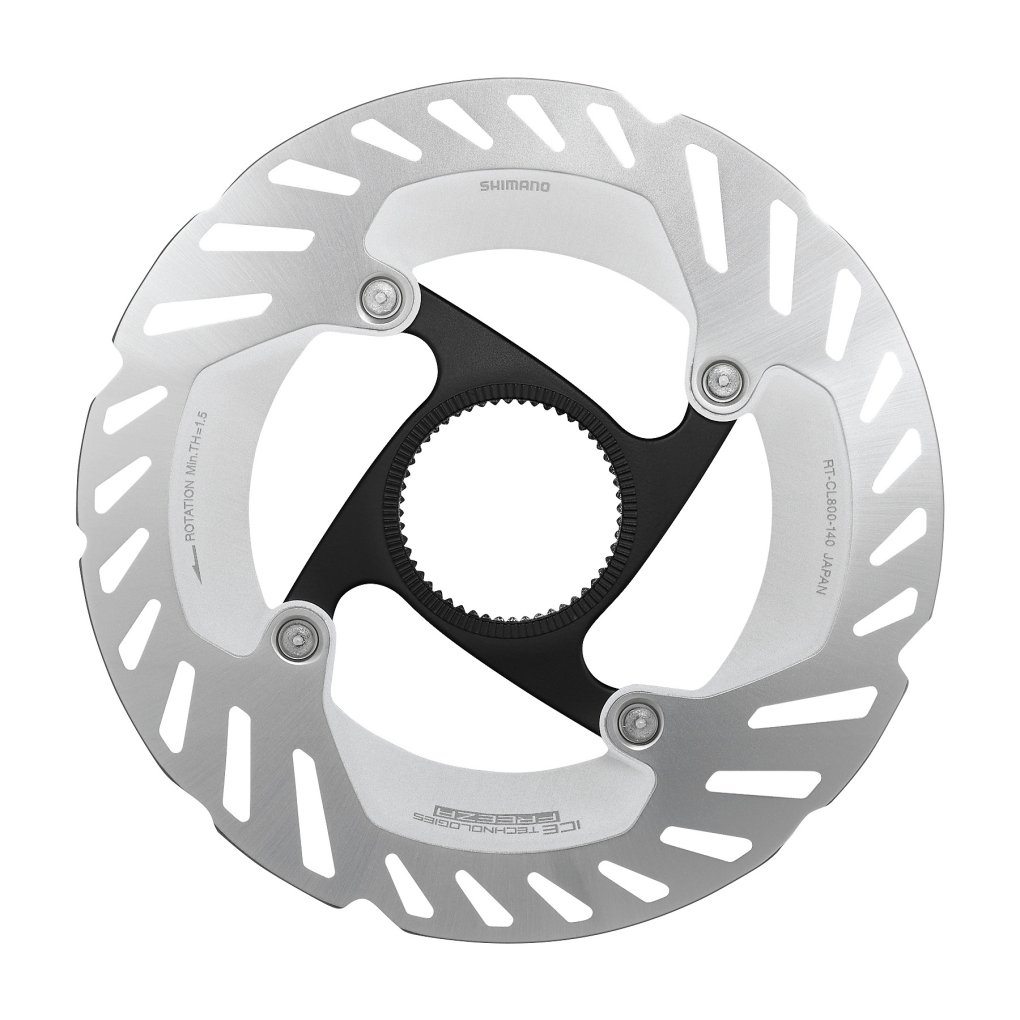 Shimano RT-CL800 Disc Brake Rotor - Centerlock | Ice-Tech Freeza - black/silver