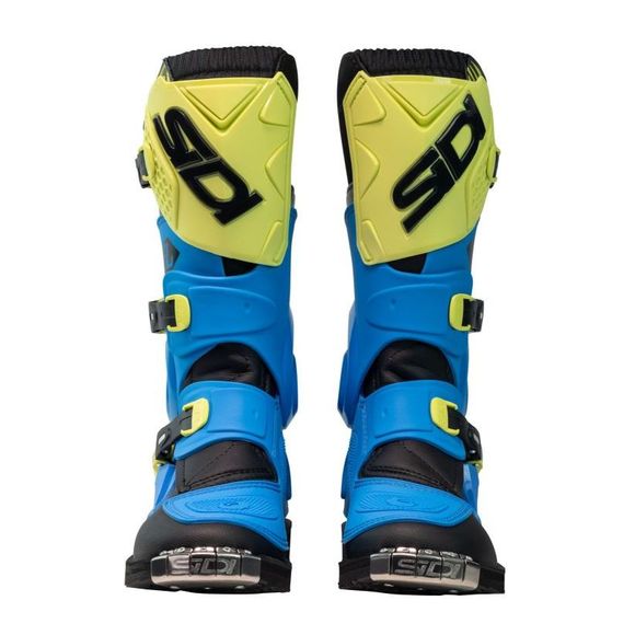 Bottes cross Sidi FLAME - ENFANT - Bleu / JauneRef : SID0289