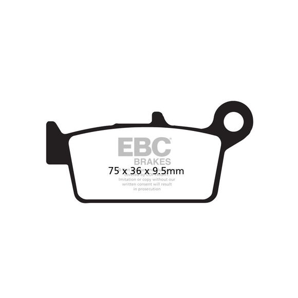 EBC Sinter Metal Sintered Rear Brake PadsRef: FA131R