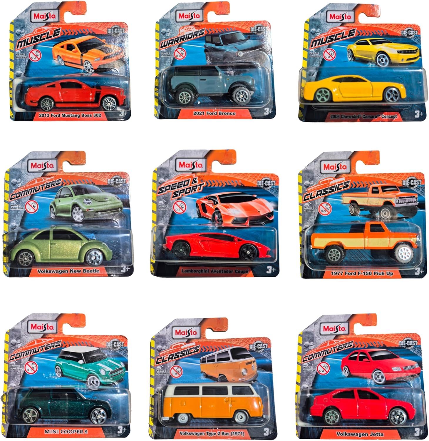 Fresh Metal 100 Vehicles Asmt. One random car selected. MAIS15044