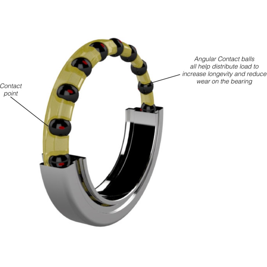Enduro Bearings MRA1526 LLB - ABEC 3 MAX - Angular Contact Ball Bearing - 15x26x7mm