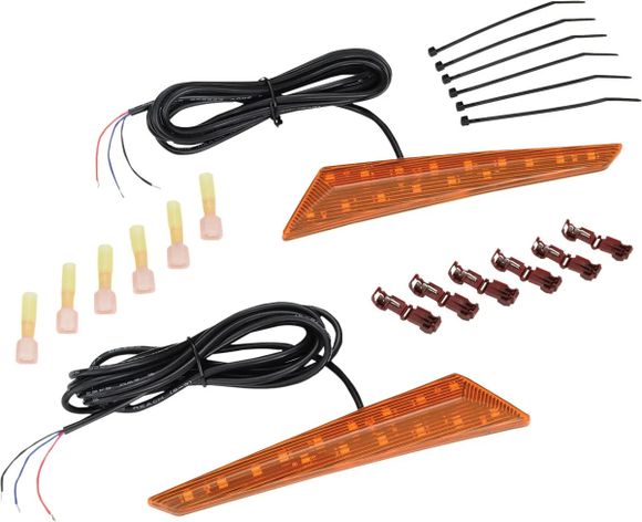 Turn signal Show Chrome Rearview mirror indicatorsRef: Shch00073A / 20402856