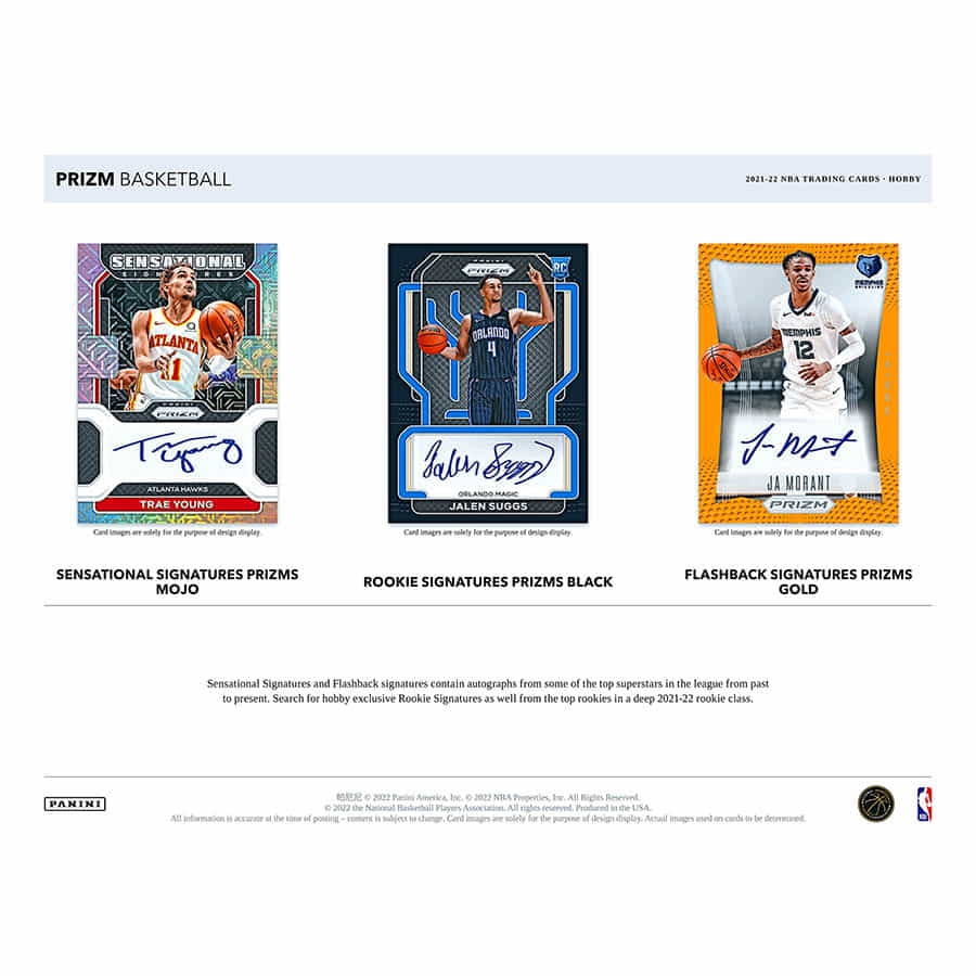 2021/22 Panini Prizm NBA Basketball Hobby Box