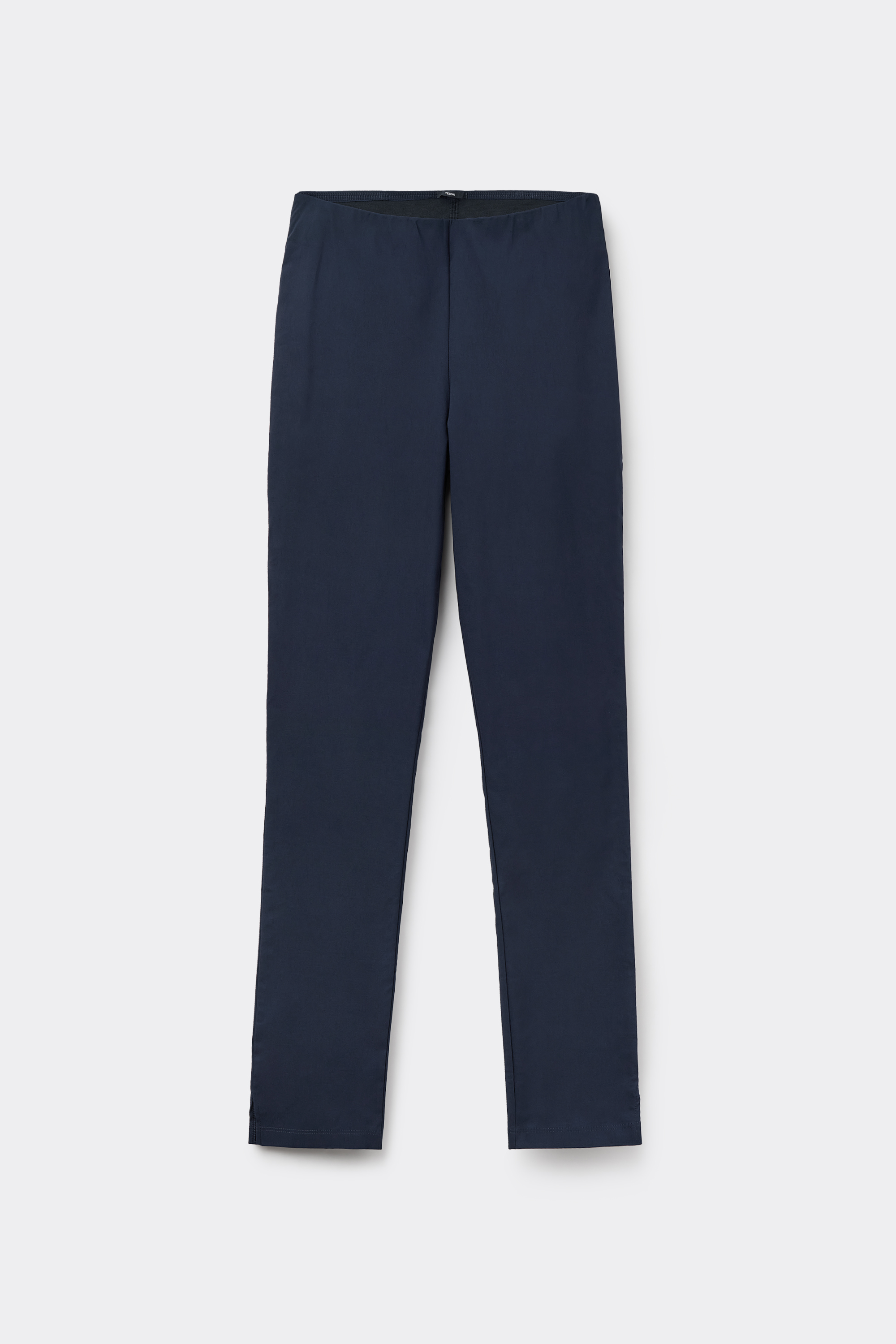 Viscose Capri Trousers with Small Slits