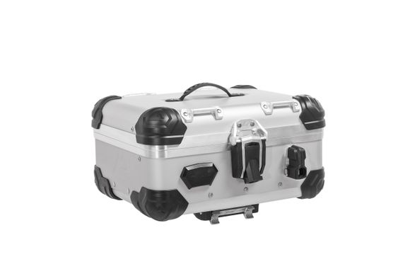 Touratech ZEGA Evo 25L top case - Rapid Trap - Gray anodized UniversalRef: Trt01507A / 01-050-6066-0