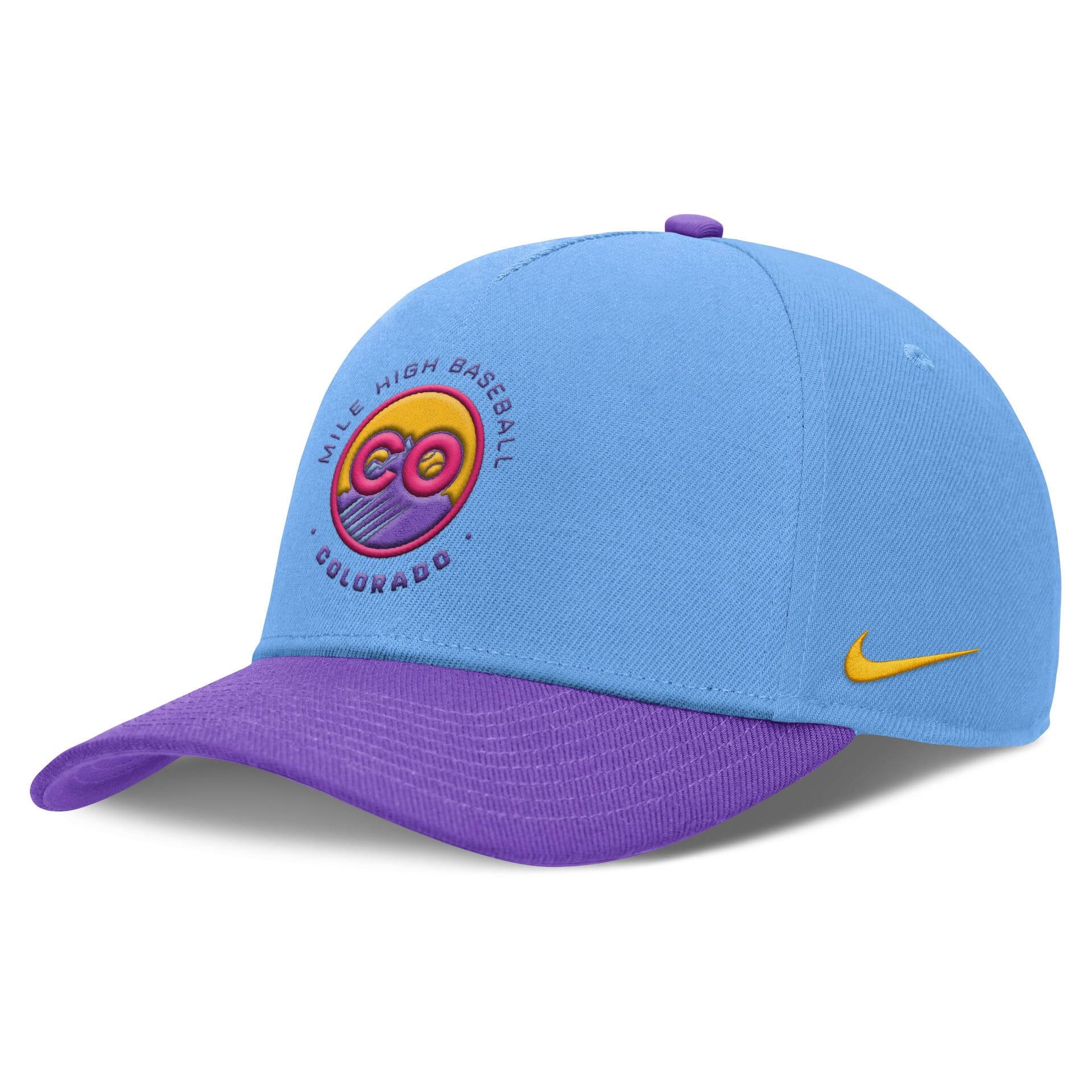 Colorado Rockies City Connect Rise Adjustable MLB Cap Blue