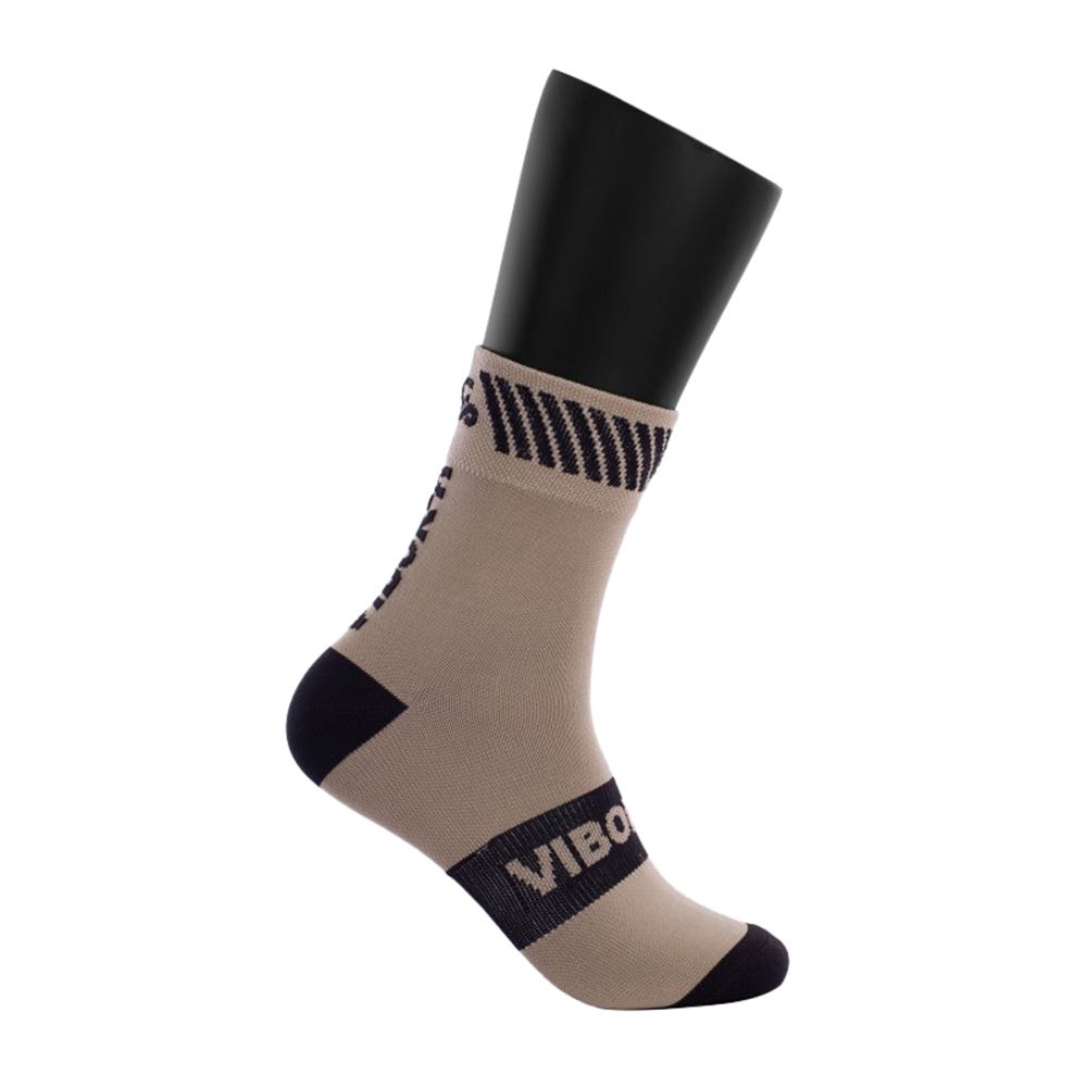 VIBOR-A KAIT SOCKS HALF SHAFT SILVER/BLACK