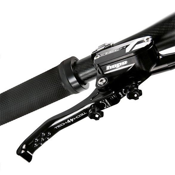Hope Tech 4 V4 Disc Brake - black/black - Lever left
