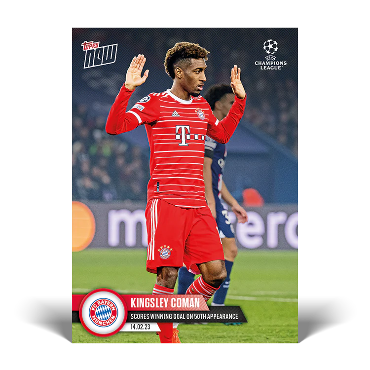 Topps UK - Scores winning goal on 50th appearance - UCL TOPPS NOW® Card #78