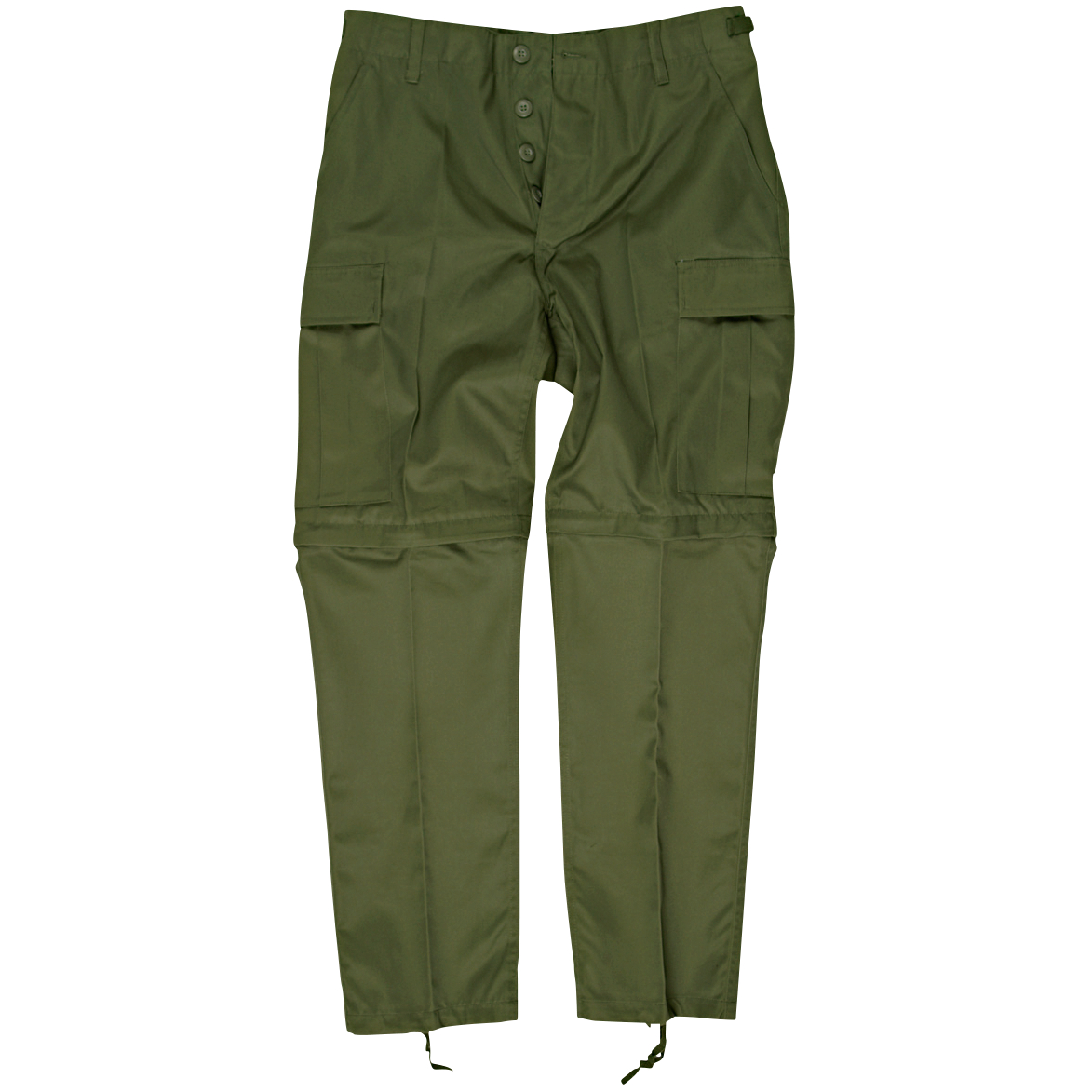 Us Field Trousers For Men, Zip-Off (Olive)