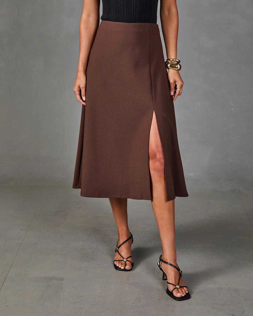 Pure Haven Midi Skirt